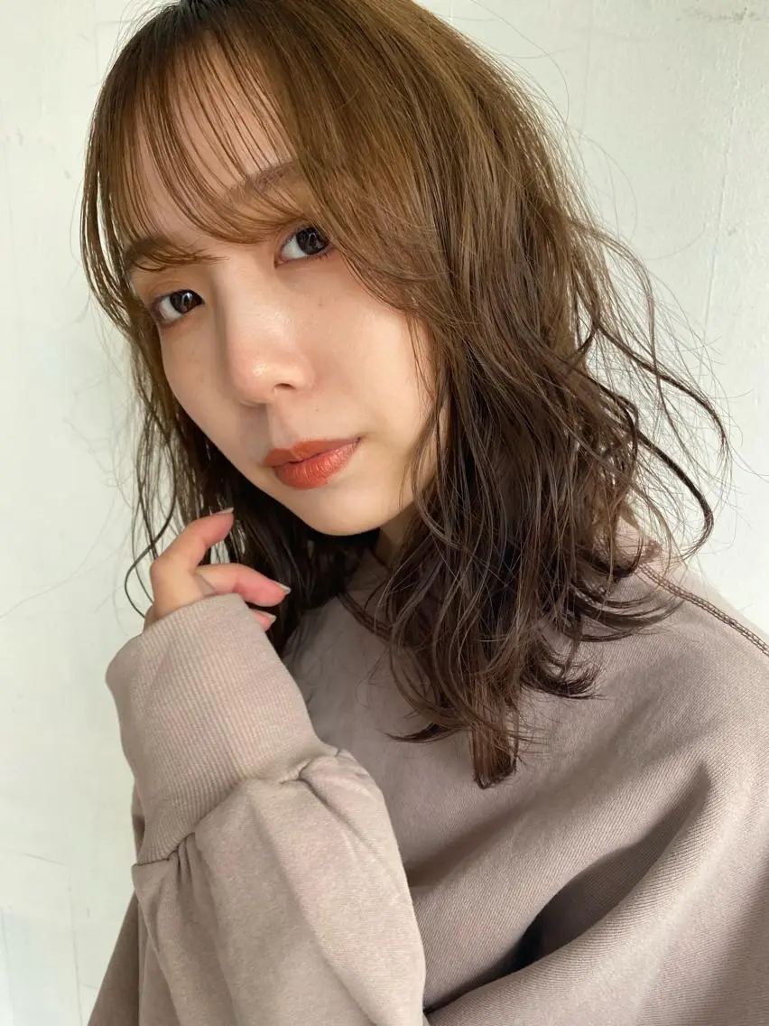 ミディアム 🍃透明感スタイル yu-ka🍃のヘアスタイル