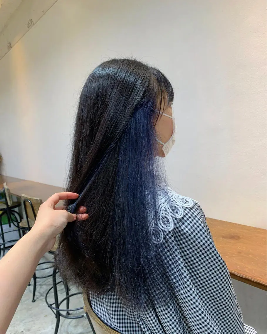 ロング カラー ヘアアレンジ 山口 樹里のヘアスタイル