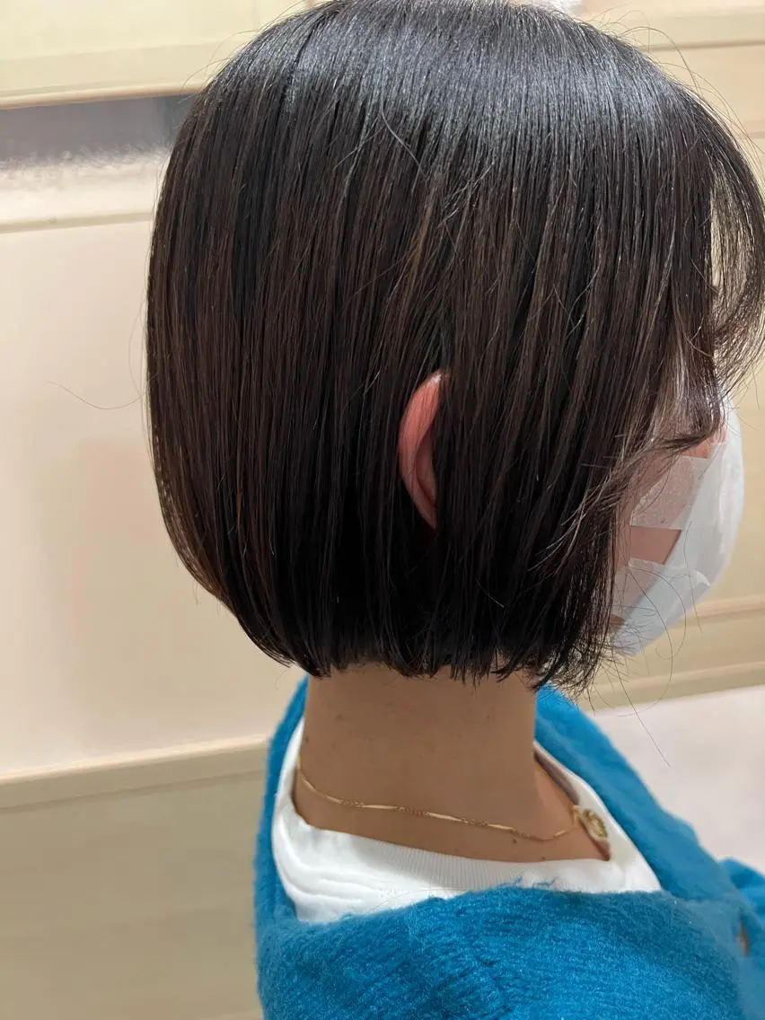 ミディアム カラー ヘアアレンジ ボブ 韓国風ヘア 🌈髪質改善・美髪矯 正・平野瀬乃🌈のヘアスタイル