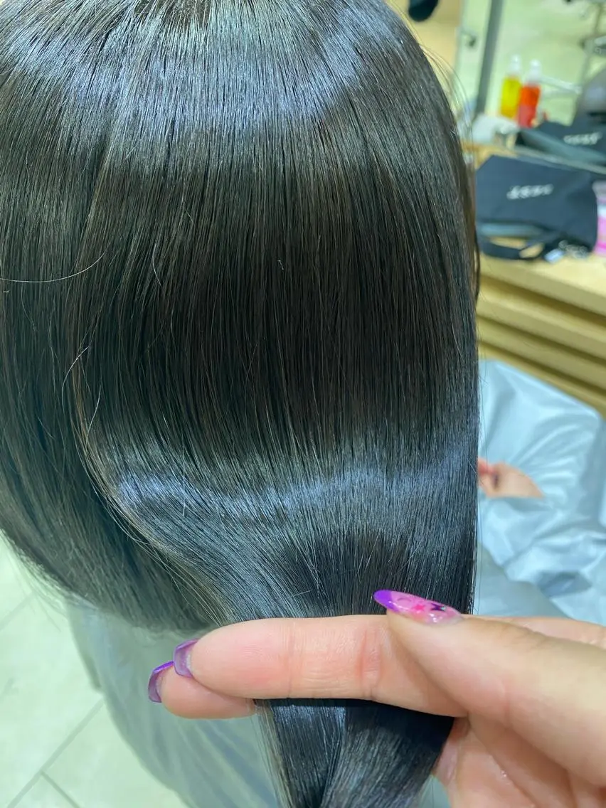 ロング カラー ヘアアレンジ TSUNA 🌙 Lim 五反田のマツエク・マツパデザイン