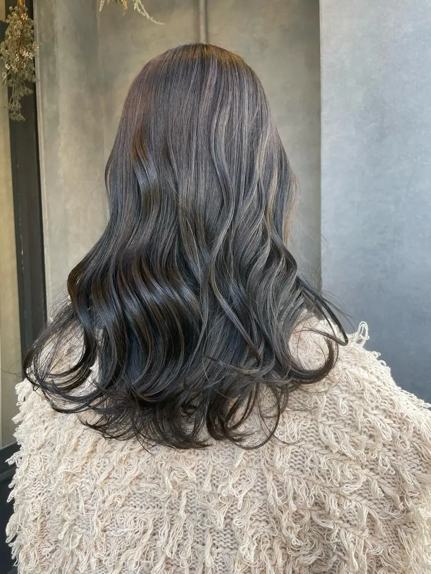 セミロング カラー カット ヘアカラー トリートメント レイヤーカット/ ダブルカラー/ナナミのヘアスタイル