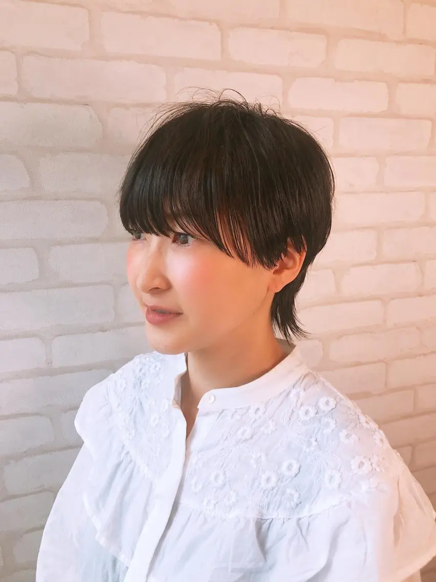 ショート カット ヘアカラー トリートメント 高橋 一矢のヘアスタイル