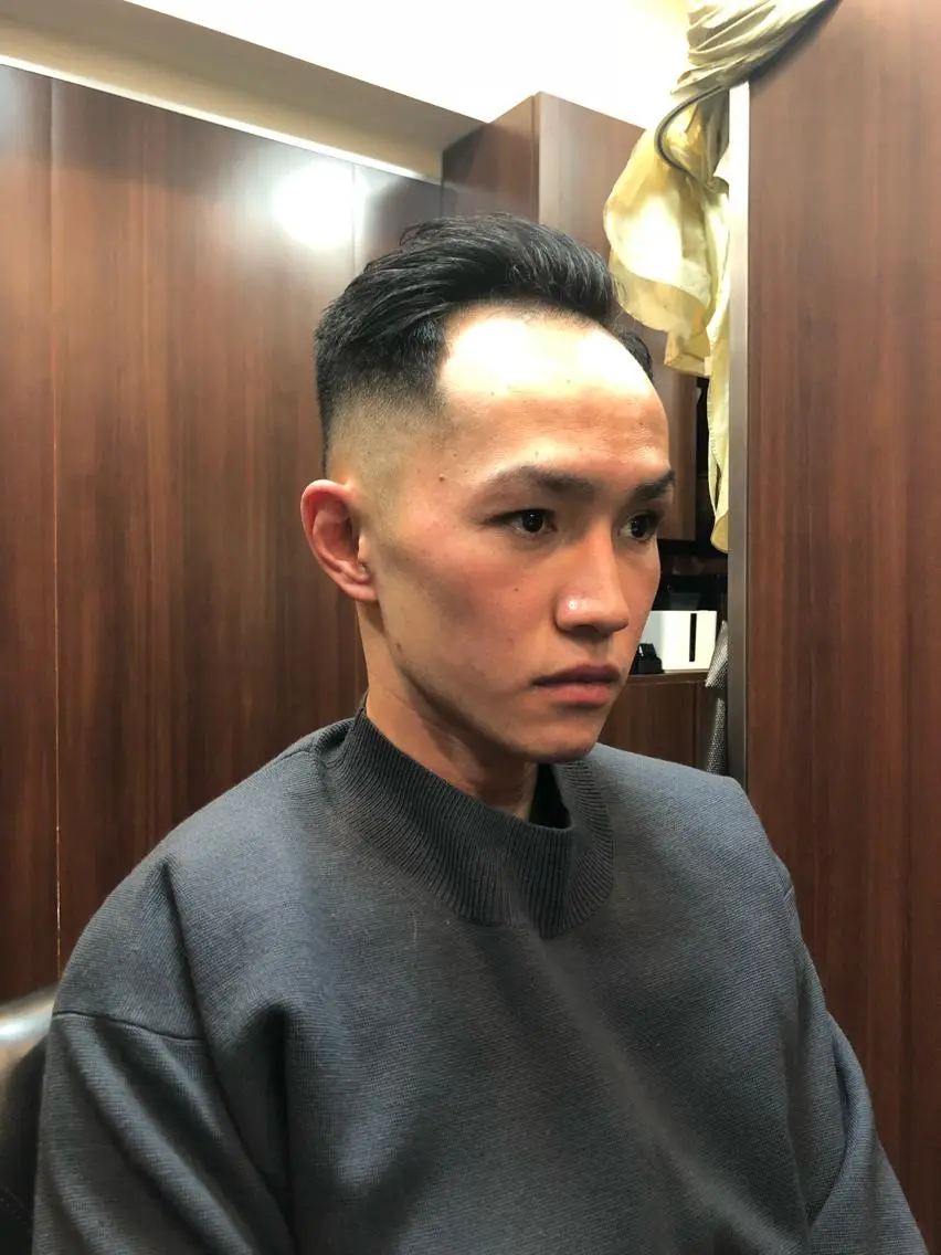 ショート パーマ メンズ 木村 りきのヘアスタイル