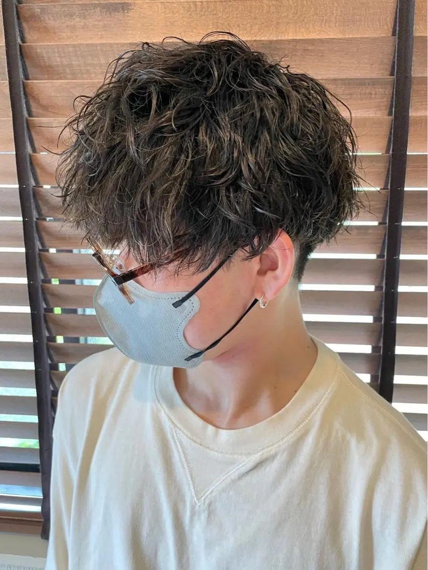 パーマ メンズ 鈴木 レナのヘアスタイル