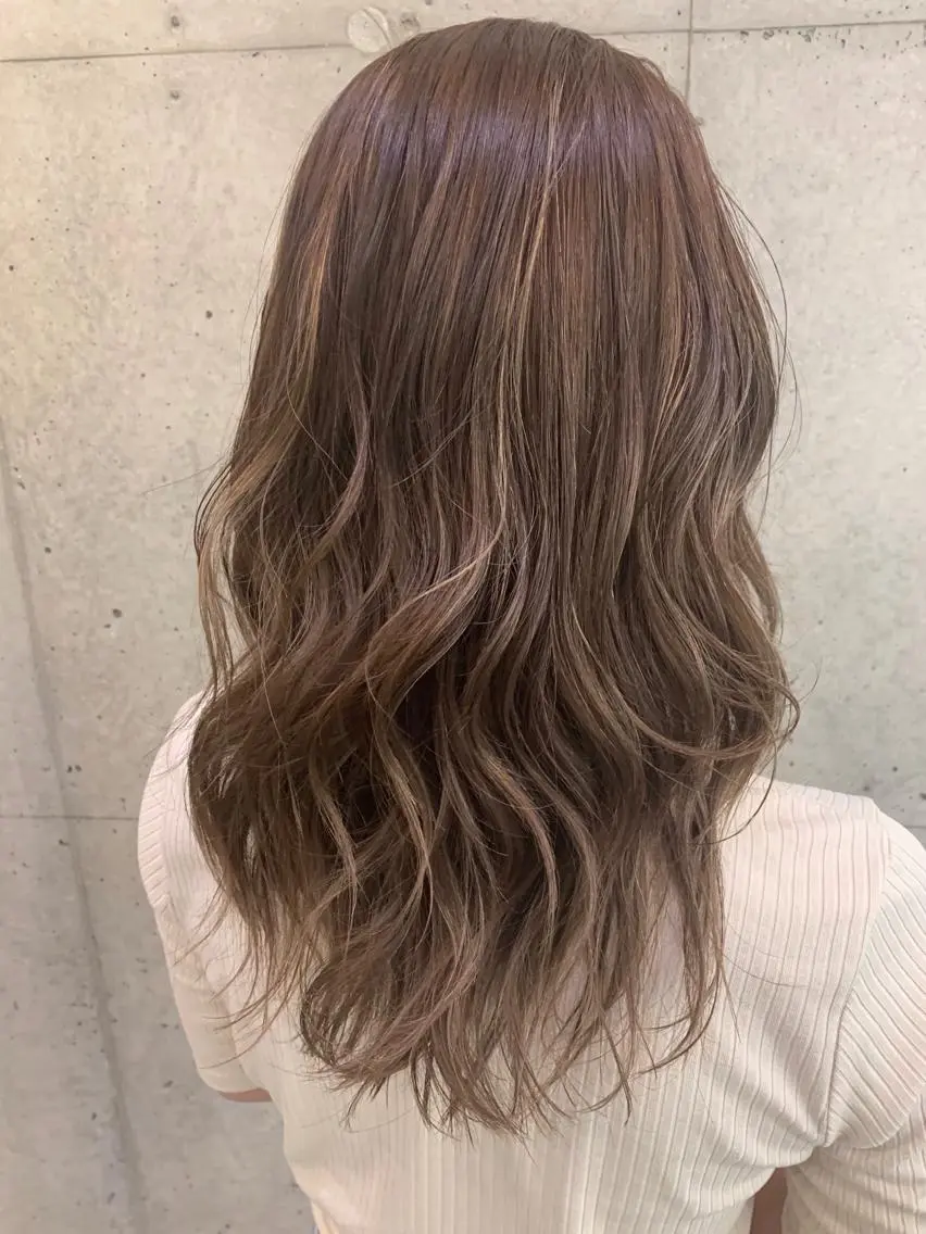 セミロング カラー ✨縮毛矯正/髪質改善 錦糸町/松坂拓馬のヘアスタイル