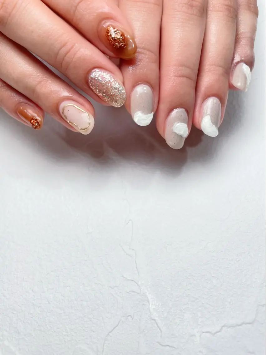 ネイル ニュアンスネイル & BE nail アンドビーネイルのネイルデザイン