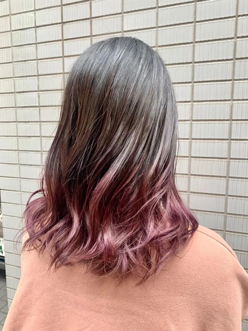 ロング カラー ヘアカラー トリートメント 酸性ストレート/ブリ ーチなし/中村 匠のヘアスタイル