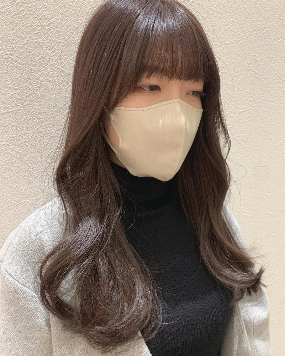 ロング カラー ベージュカラー ラベンダーカラー ラベンダーベージュ レイヤーカット hubhair レイヤー/透明感のヘアスタイル
