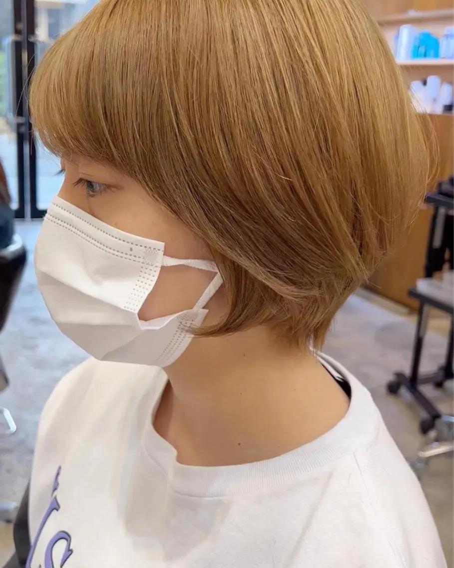 ショート カラー カット ヘアカラー トリートメント 骨格診断🍃ショート /ショートボブ✨岡元のヘアスタイル