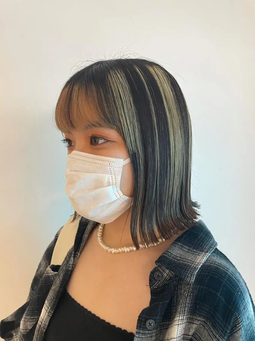 カラー カット デザインカラー 🎀REINA🎀のヘアスタイル