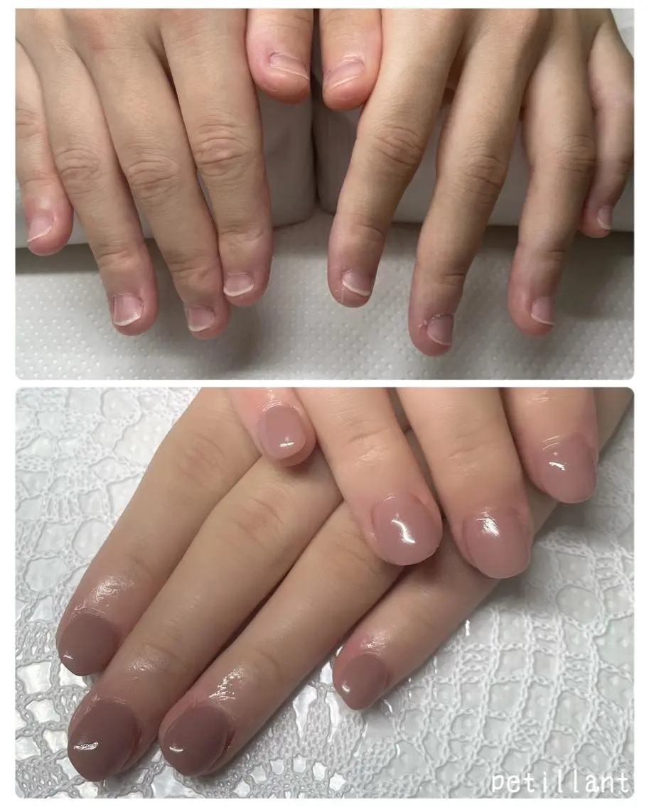 ネイル ハンドネイル ハンドケア nail salon petillantのネイルデザイン