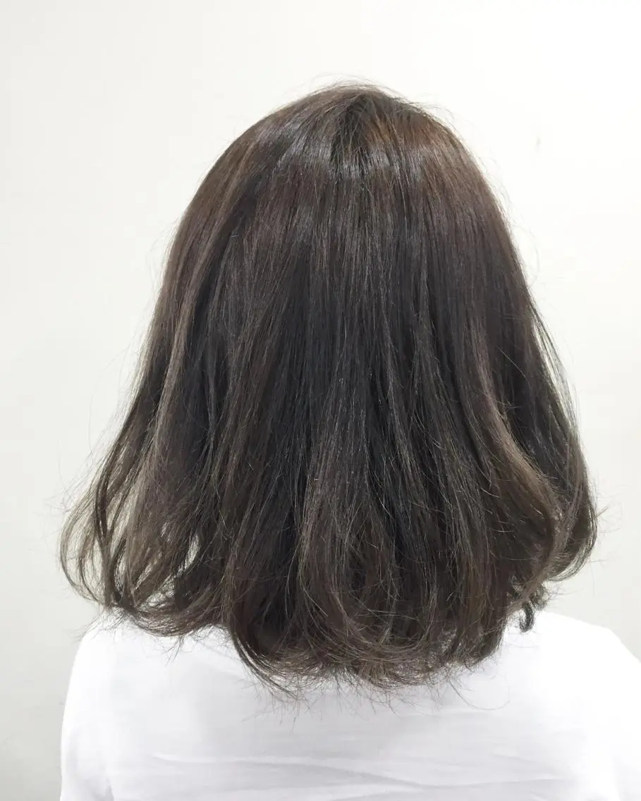ミディアム カラー グレージュ ラベンダーカラー ラベンダーグレージュ ラベンダーグレー 🌛ダブルカラー 🌜SAYAKAのヘアスタイル