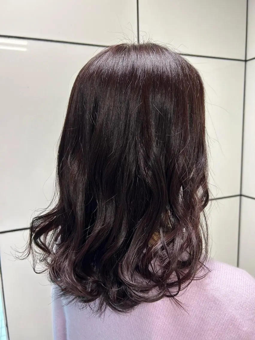 ロング カラー ブラウンカラー ハイトーンカラー ピンクカラー ピンクブラウン 学生 🦋sana🦋 似合わせカット✁のヘアスタイル