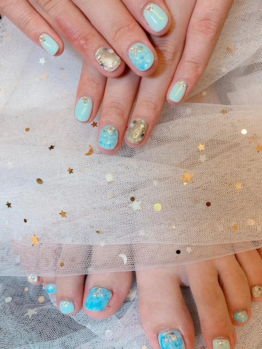 ネイル MiKi Nai池袋 長さだし得意のネイルデザイン