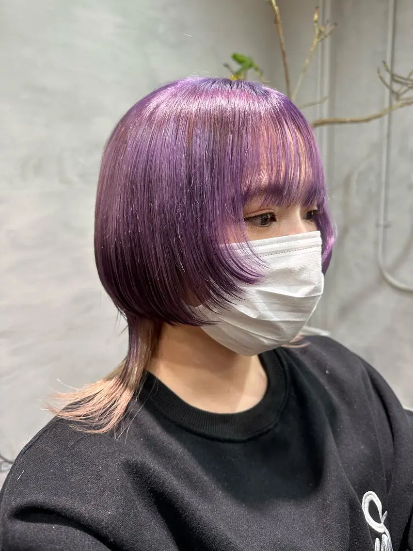 ミディアム 大久保 優香のヘアスタイル