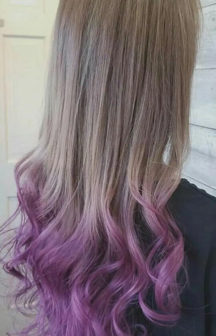 ロング カラー ラベンダーカラー ラベンダーピンク ピンクカラー 畑中秀平💛艶髪💜 Babylon 代表のヘアスタイル