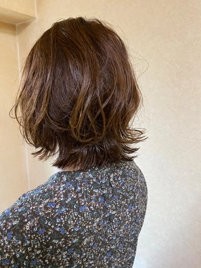 ミディアム sakamoto sayaのヘアスタイル