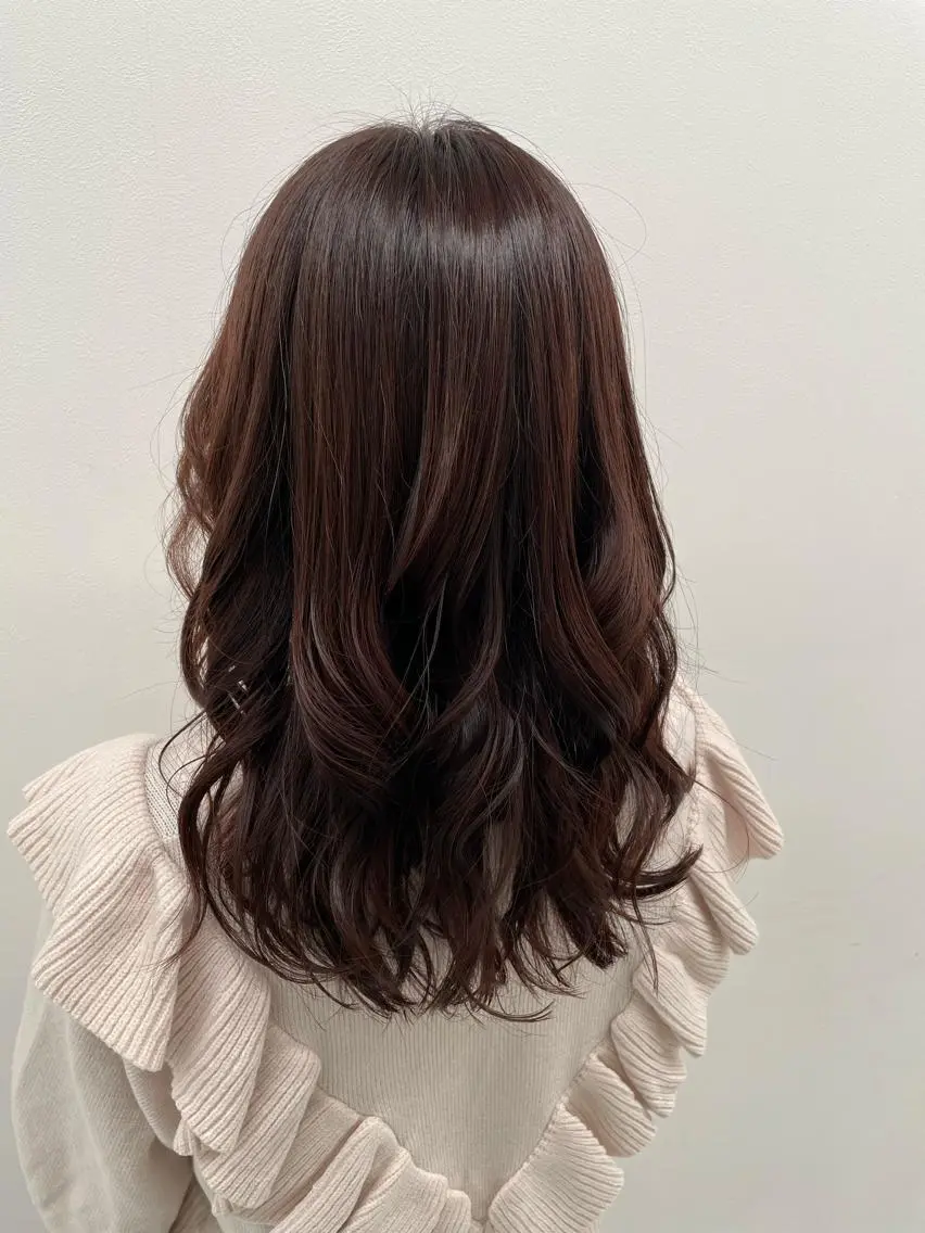 ロング カラー 乾かすだけで美髪✨ 髪質改善専門/鈴木遼のヘアスタイル