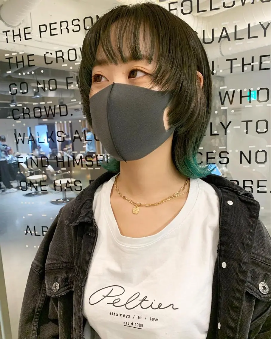 ショート カラー ウルフカット tension 【テンション】のヘアスタイル