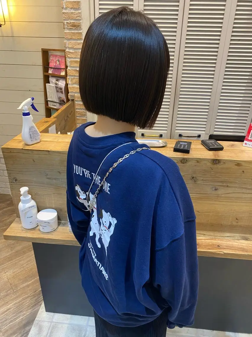 ショート カラー ボブ 🌟アレンジが似合う カラー🌟Rumiのヘアスタイル