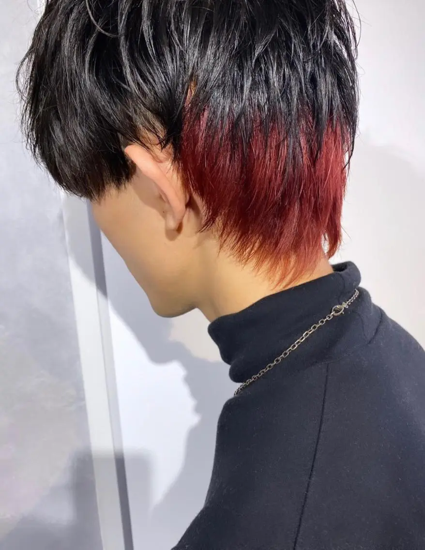 ショート カラー メンズ 【Lei】橋本孝太 レイヤー・美髪矯正のヘアスタイル