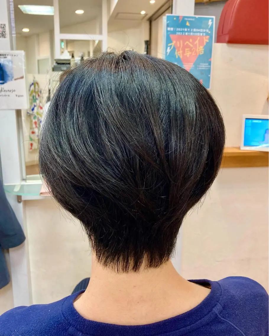 ショート ショートボブ ボブ ショートヘア 冨田 豊のヘアスタイル