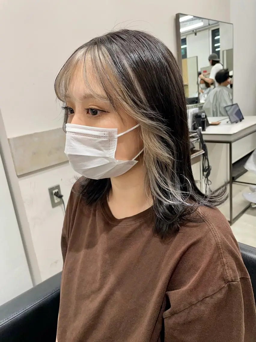 ミディアム カラー カット・ブリーチ TAIGAのヘアスタイル