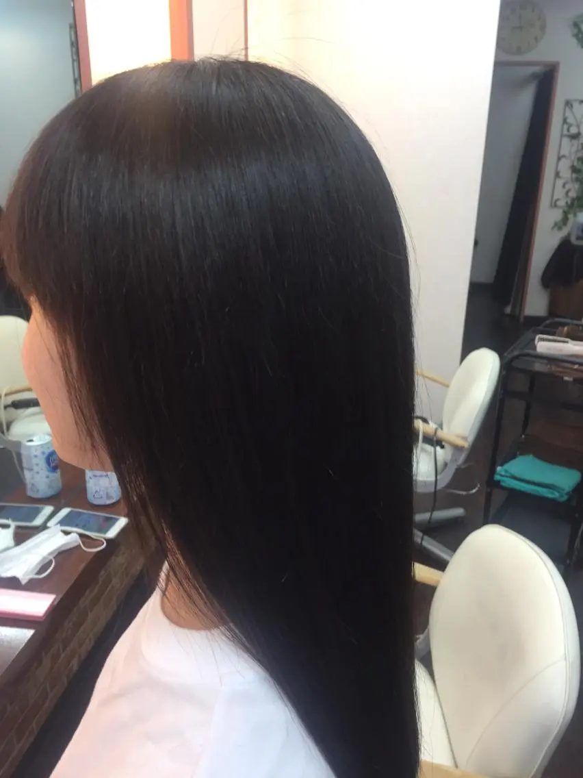 ロング パーマ 桧山 真のヘアスタイル