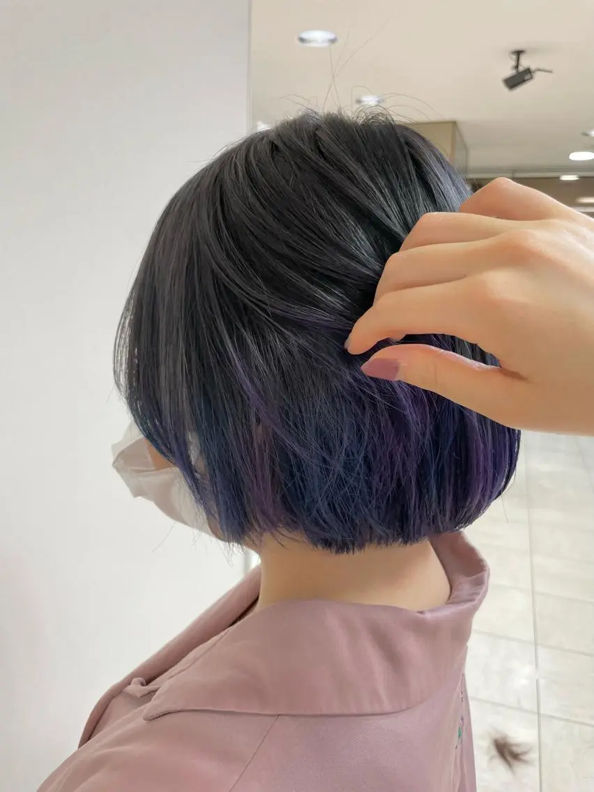 ショート カラー ヘアアレンジ ヘアカラー トリートメント 【Sweep】おじま のぞみのヘアスタイル