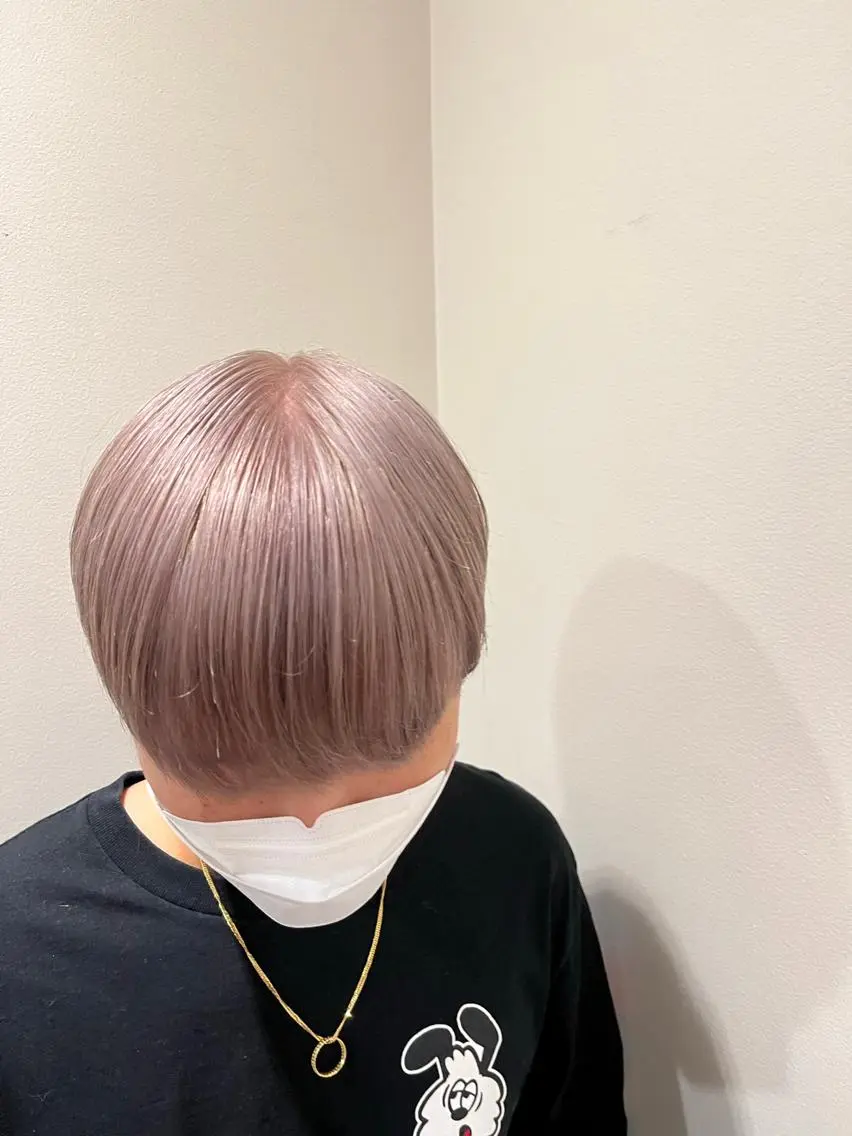 ショート カラー ヘアアレンジ メンズ 高島 凜のヘアスタイル