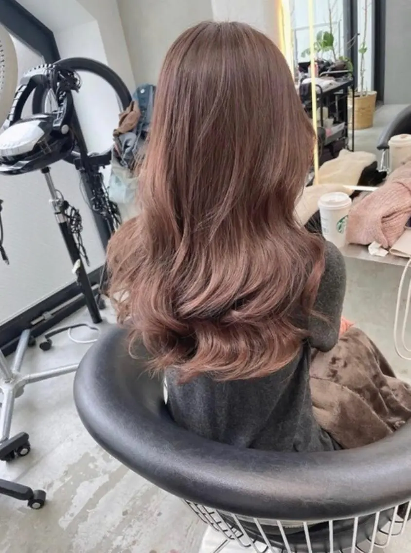 ロング カット ヘアカラー トリートメント 🩵縮毛矯正・ボブ 岩原朋也🩵のヘアスタイル