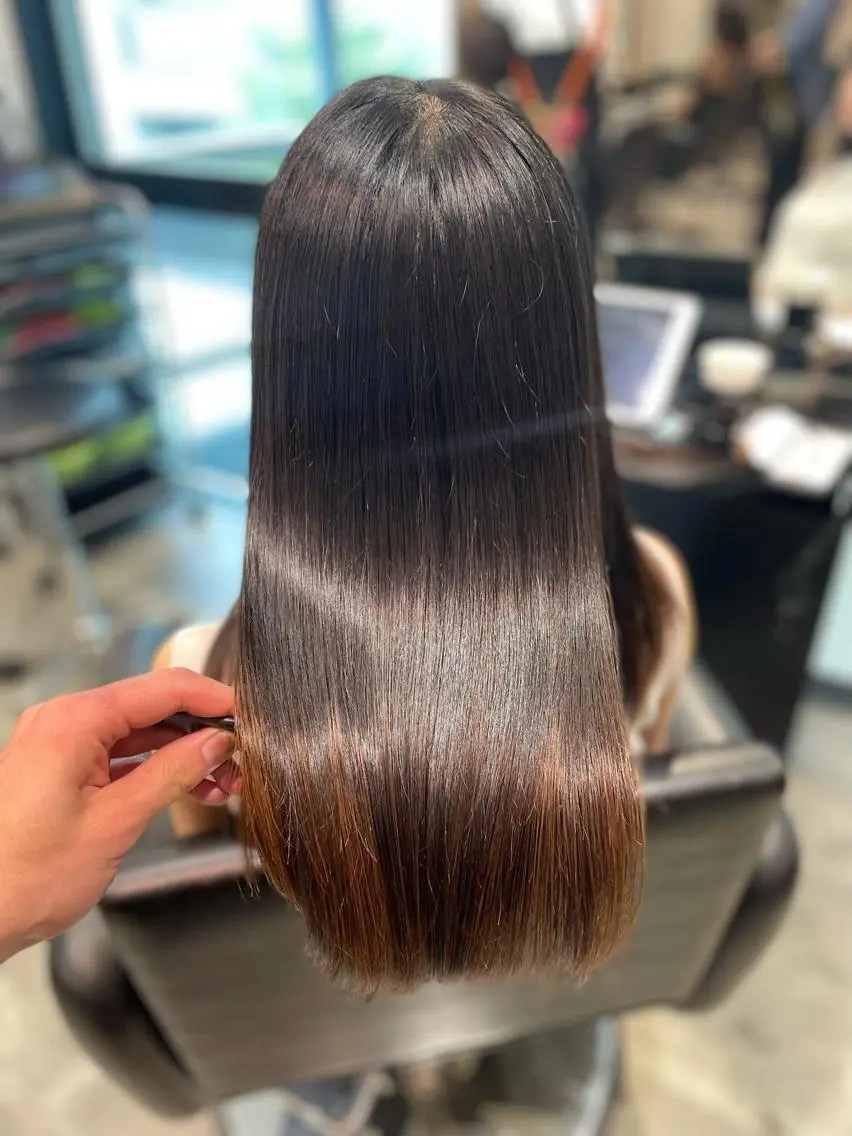セミロング 美髪矯正 Rioのヘアスタイル