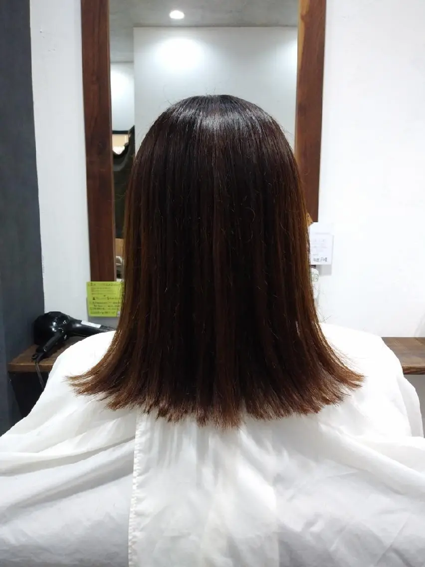 ミディアム ボブ 外ハネヘア 田中 杏佳のヘアスタイル
