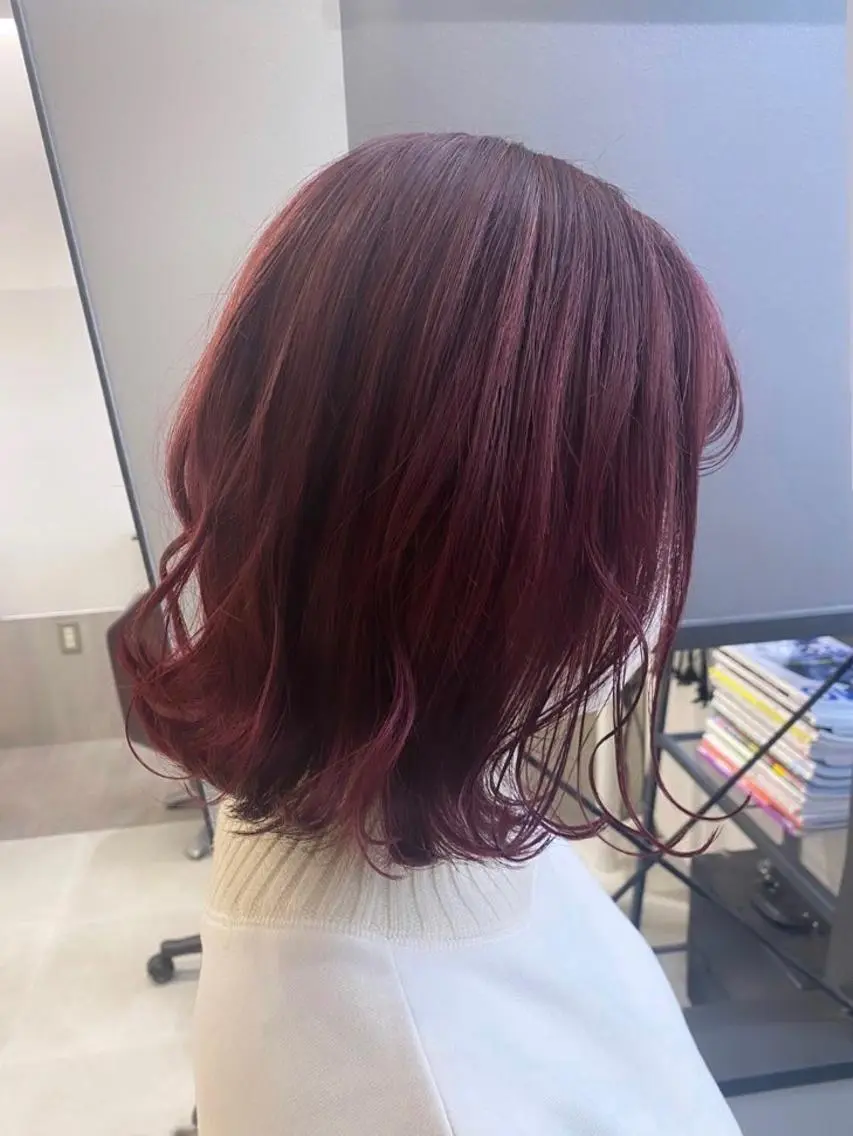 ショート カラー ヘアセット🎀透明感 カラーHiROEのヘアスタイル