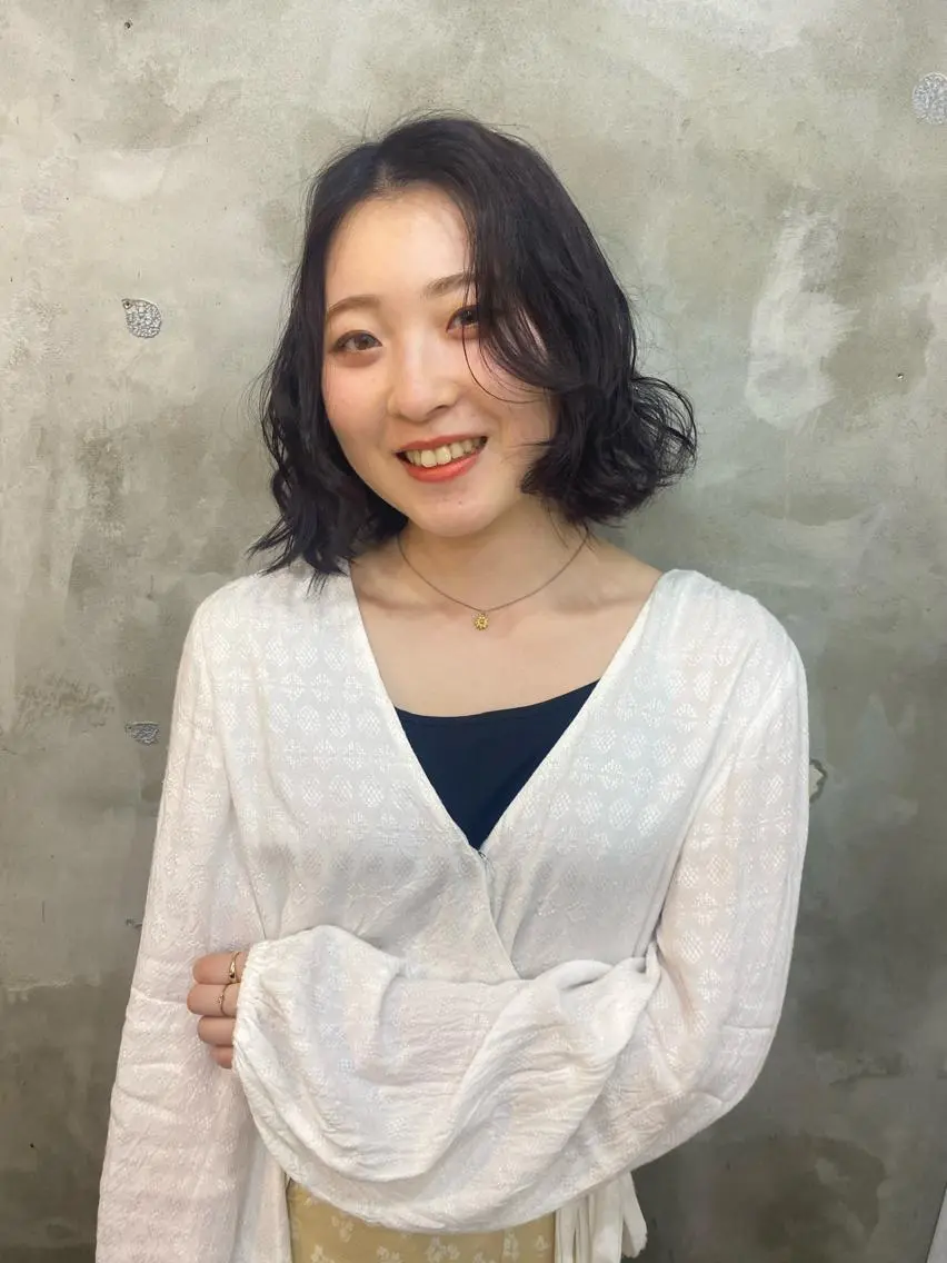 ミディアム カラー ヘアアレンジ ブリーチ ブラウンカラー ピンクカラー ピンクブラウン ヨシンモリ 志賀 あずみのヘアスタイル