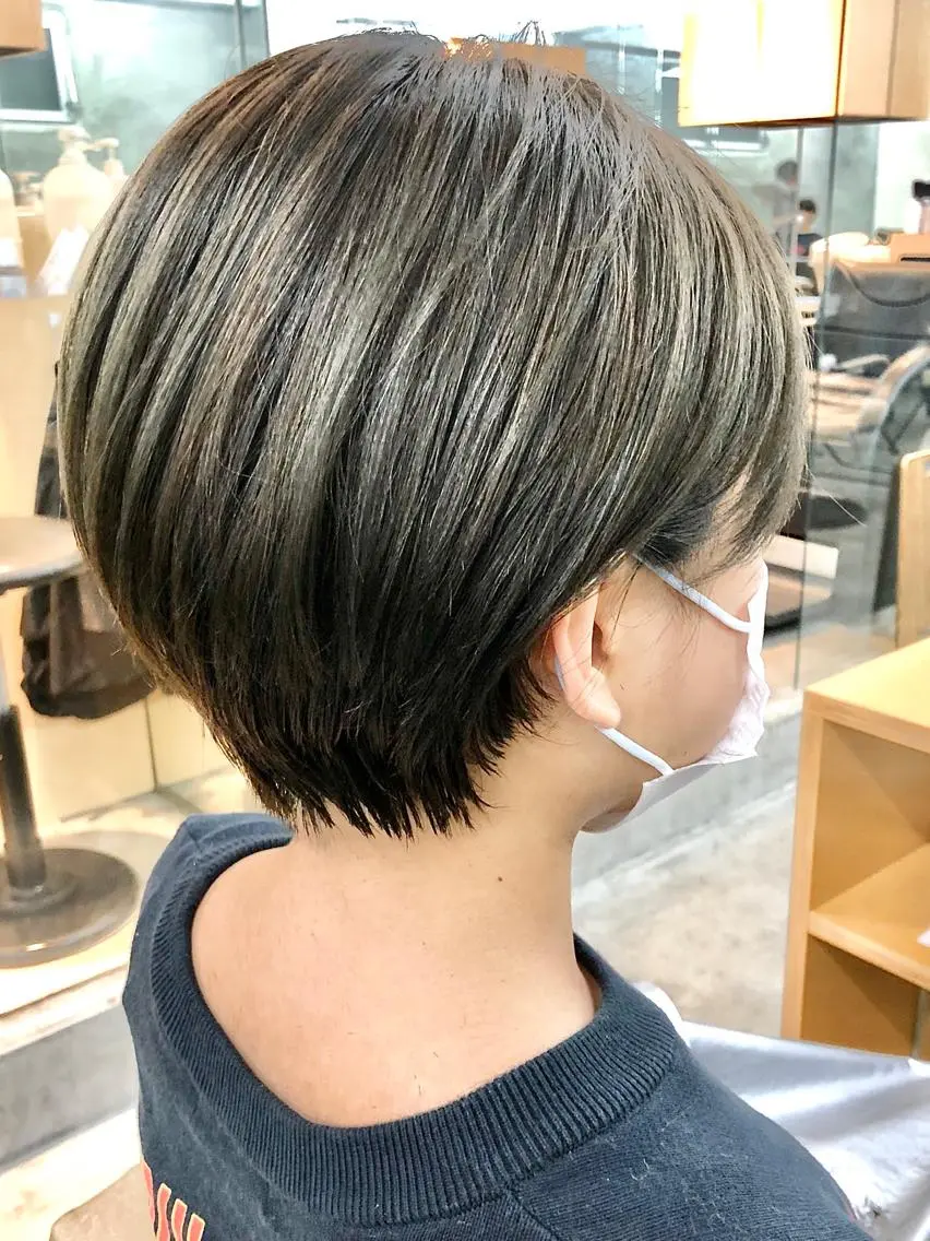 ショート カラー ハイトーンカラー ショートヘア ショート・ボブ 徳竹淳一のヘアスタイル