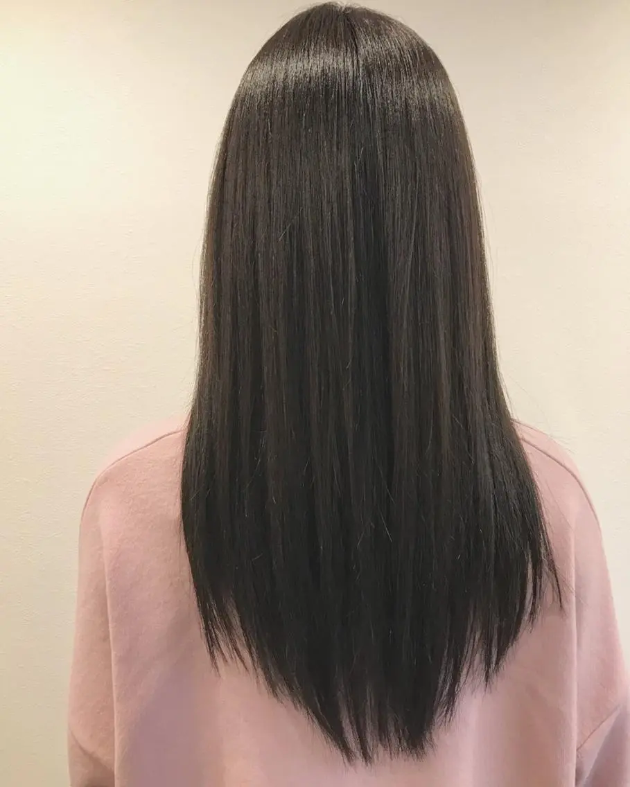 ロング カラー パーマ ストレートパーマ エイトウメダ 店長 稲尾友則のヘアスタイル