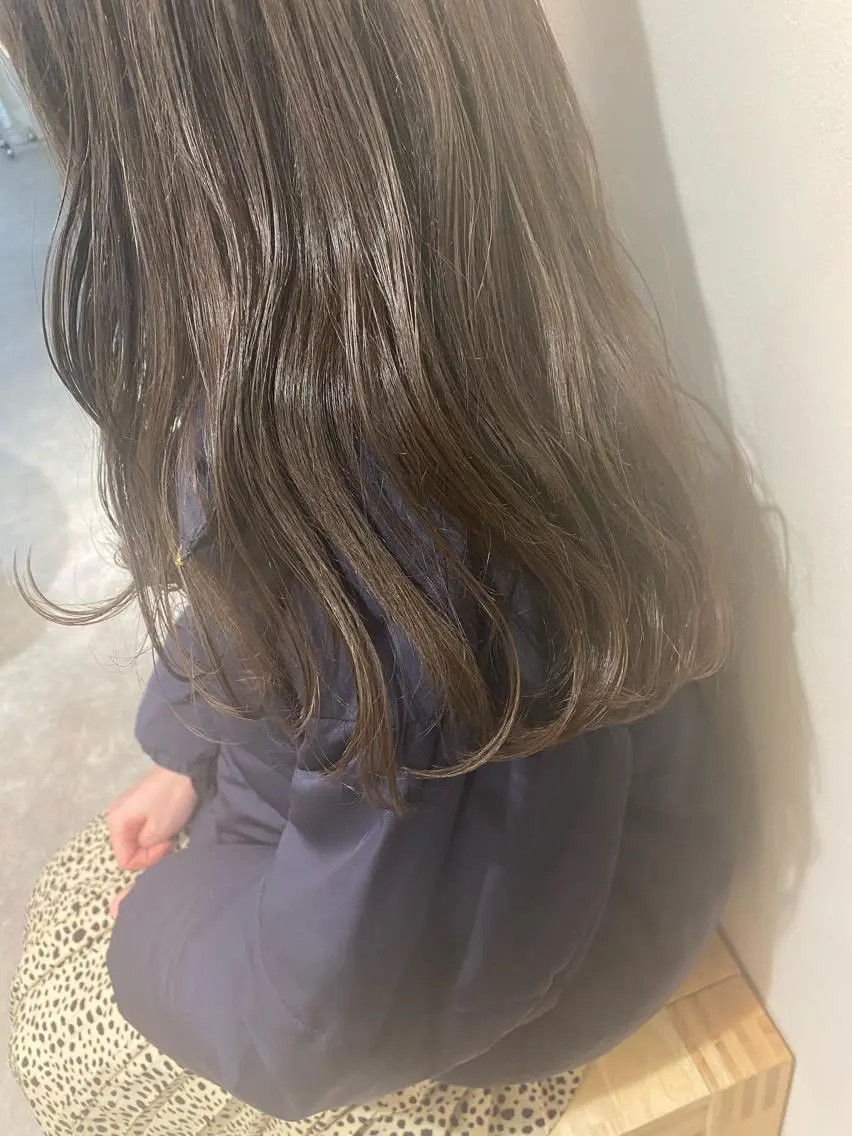 ロング カラー ヘアアレンジ ベージュカラー ヘアカラー ボブ /ニュアンス/ satomi🧸💖のヘアスタイル