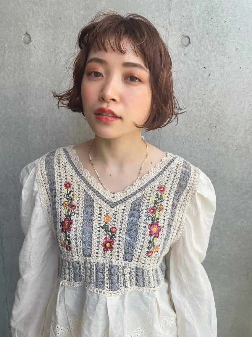 ショート カット トリートメント 澤崎 智代のヘアスタイル