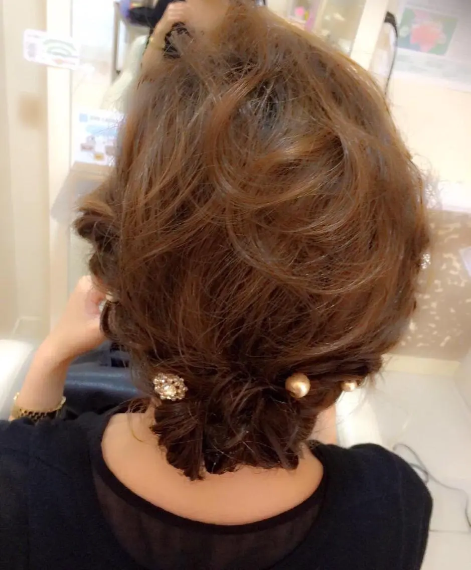 ミディアム ヘアアレンジ mai /Lita中央橋のヘアスタイル