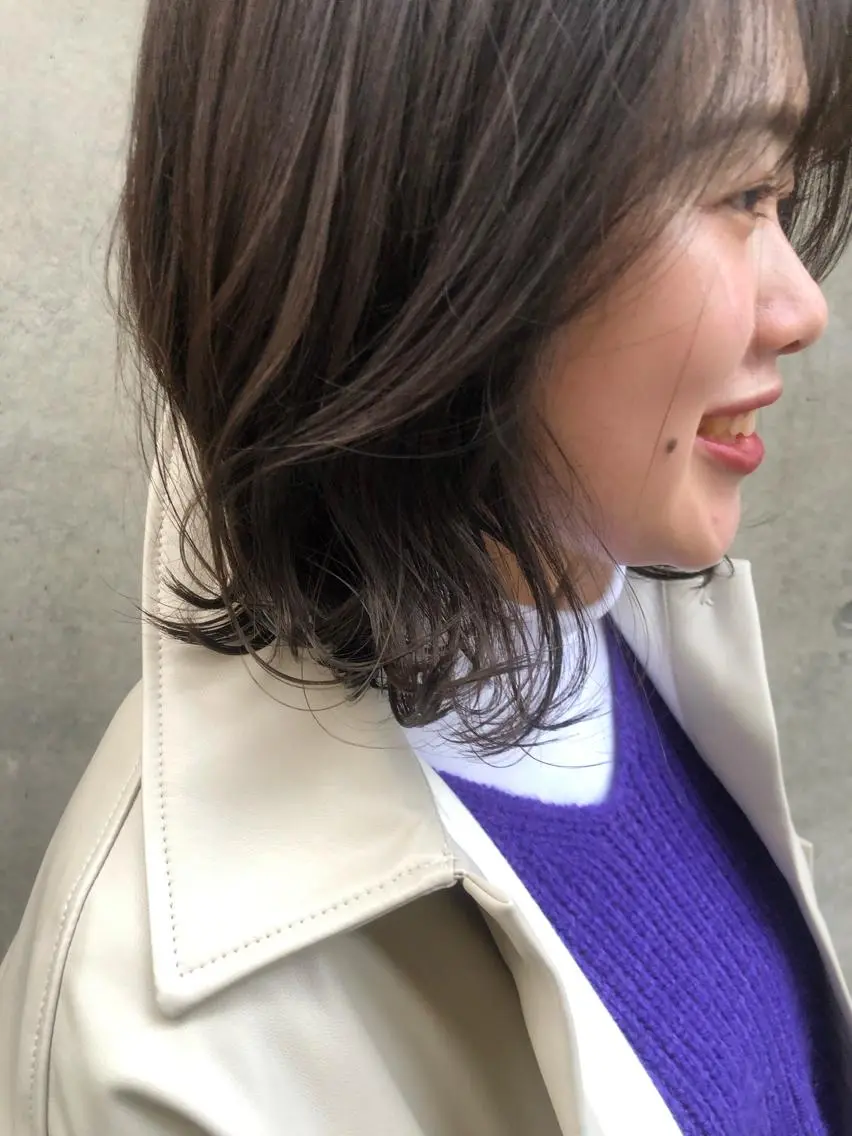 ショート やまさきえりこ ニュアンスパーマのヘアスタイル