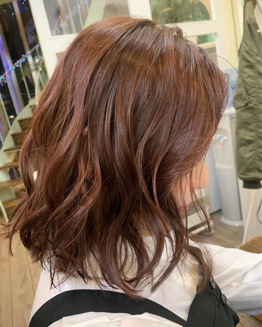 ミディアム ヘアカラー トリートメント 鶴見 和美のヘアスタイル