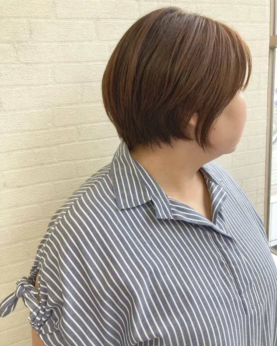 ショート カラー 切りっぱなしボブ ショートボブ ハンサムショート ベージュカラー ボブ カット ヘアカラー トリートメント 初めてのショート お任せください✂️のヘアスタイル