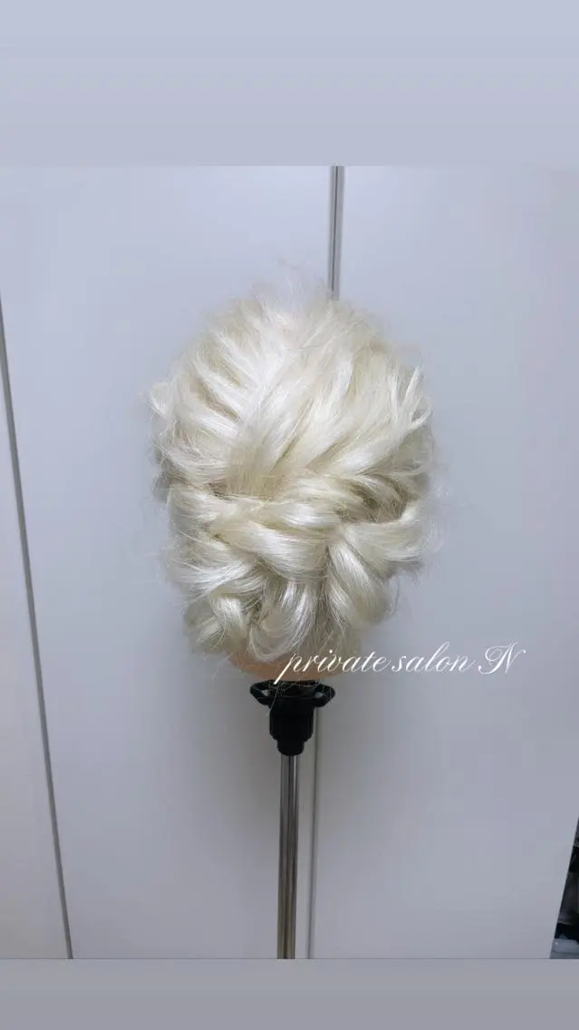 セミロング ヘアアレンジ BINERVA nail salonのネイルデザイン