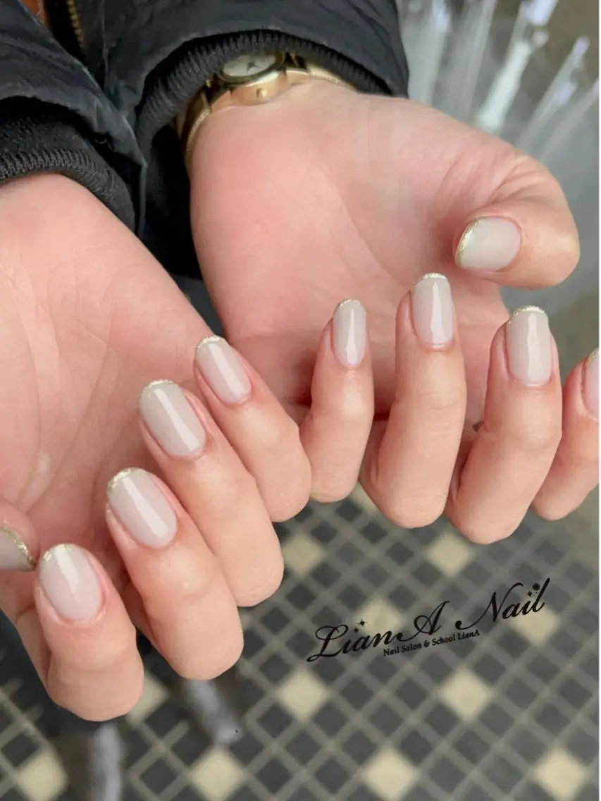 ネイル ラメ(グリッター) LianA Nail rinaのネイルデザイン