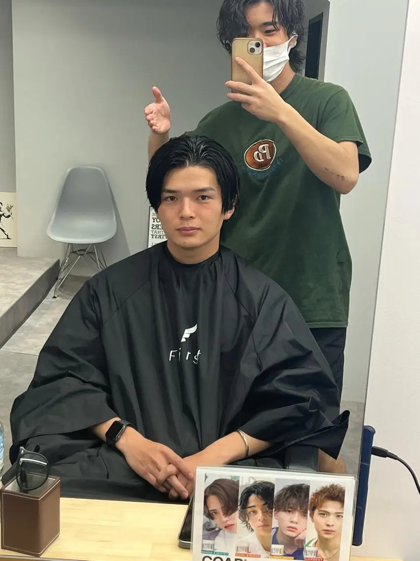 メンズ 釜谷 健二郎のヘアスタイル