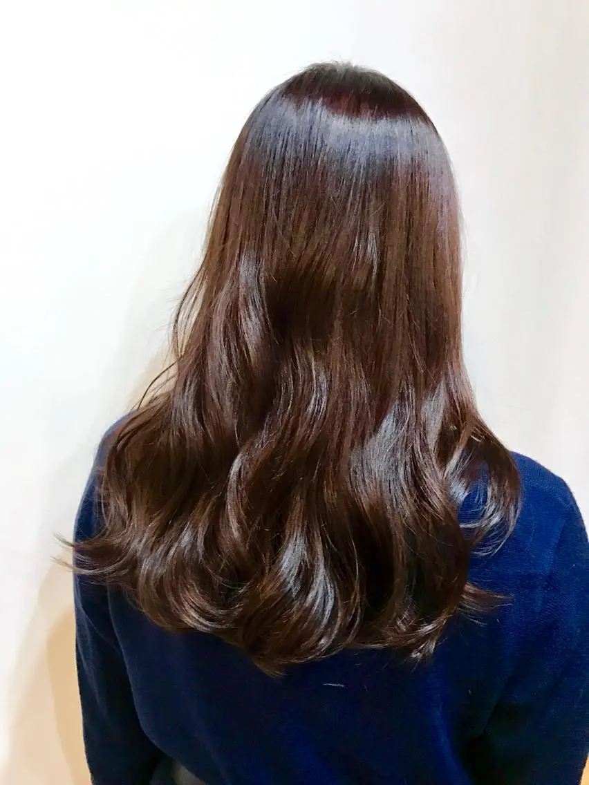 ロング カット ヘアカラー トリートメント 女性専用サロン 【中崎町】ゆきみのヘアスタイル