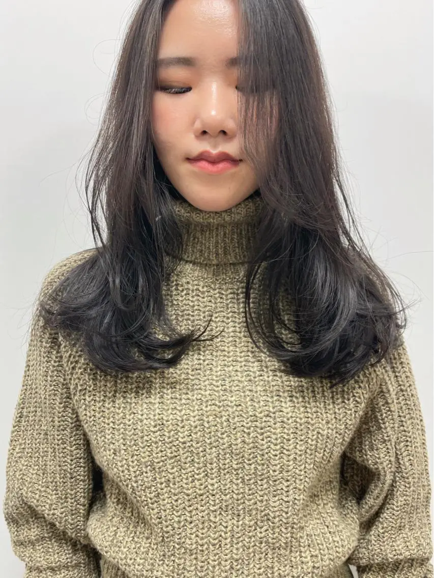ロング ロング ショート特化 /天神大名/ハルナのヘアスタイル