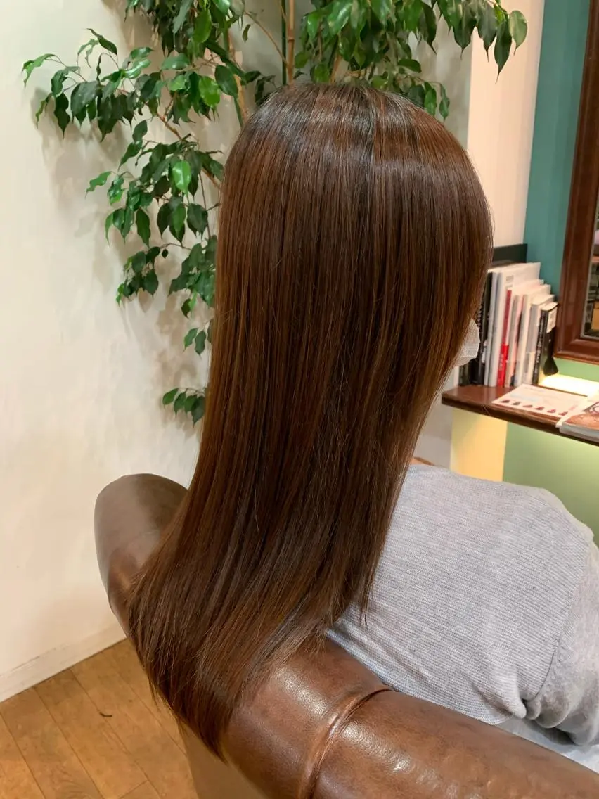 ロング 髪質改善 トリートメント カット特化美容師 齋藤桐のヘアスタイル