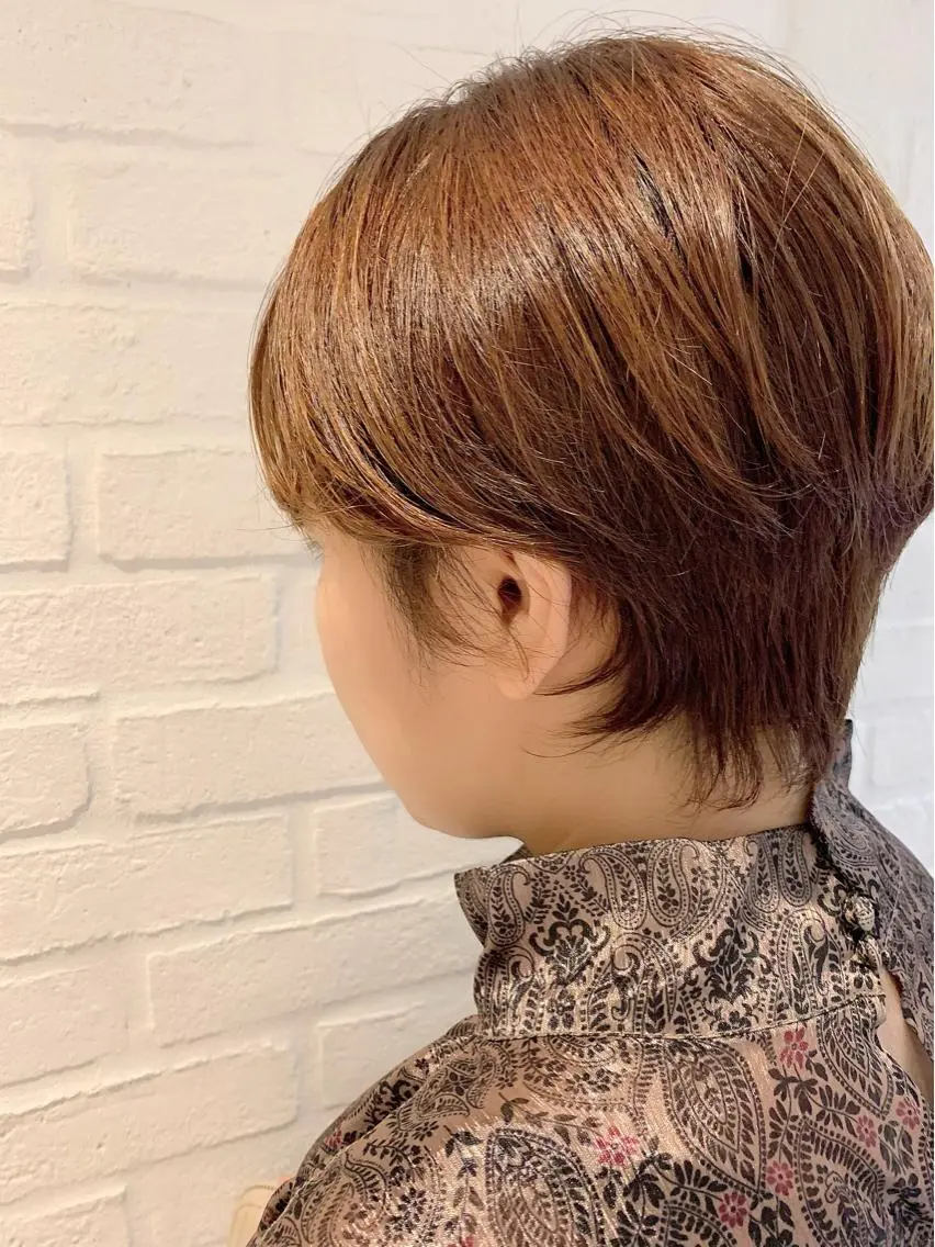 ショート カラー ハイトーンカラー ショートヘア カット ヘアカラー トリートメント 💛丁寧さNo.🥇 🧸片山智裕💛のヘアスタイル